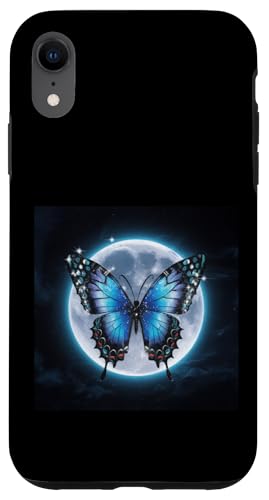Schöner Schmetterling mit hellem Mond. Hülle für iPhone XR von !!!Yeah Schmetterling Designz