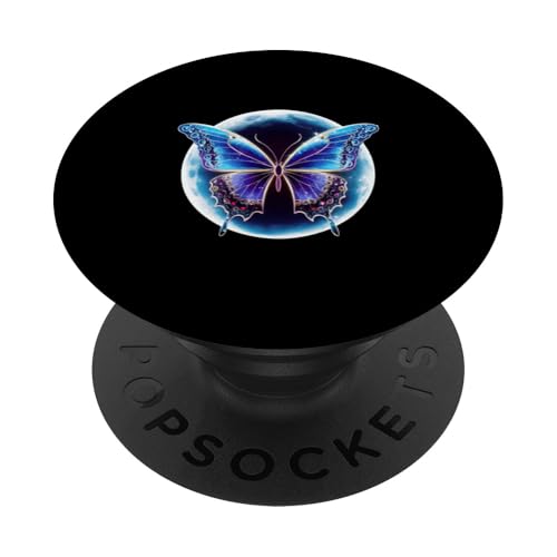 Schöner Schmetterling mit hellem Mond. PopSockets Klebender PopGrip Schöner Schmetterling mit hellem Mond. PopSockets Klebender PopGrip von !!!Yeah Schmetterling Designz