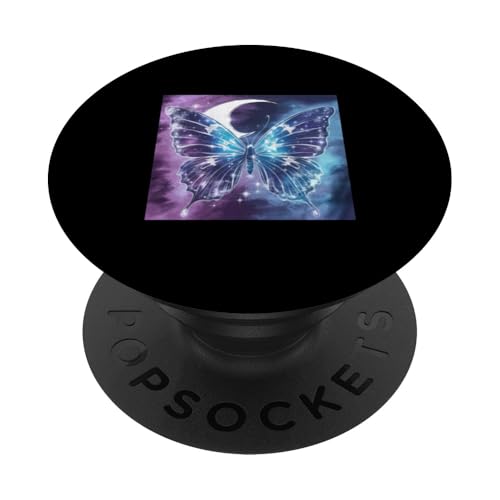 Schöner Schmetterling mit hellem Mond. PopSockets Klebender PopGrip Schöner Schmetterling mit hellem Mond. PopSockets Klebender PopGrip von !!!Yeah Schmetterling Designz