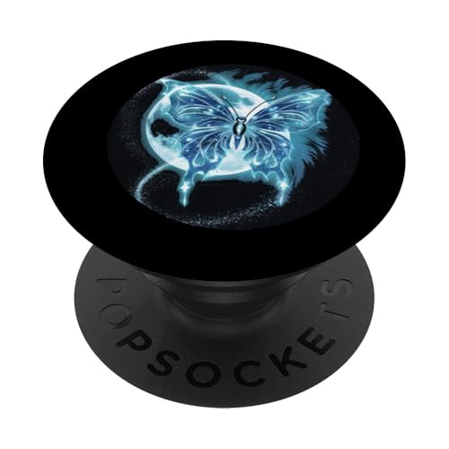Schöner Schmetterling mit hellem Mond. PopSockets Klebender PopGrip Schöner Schmetterling mit hellem Mond. PopSockets Klebender PopGrip von !!!Yeah Schmetterling Designz