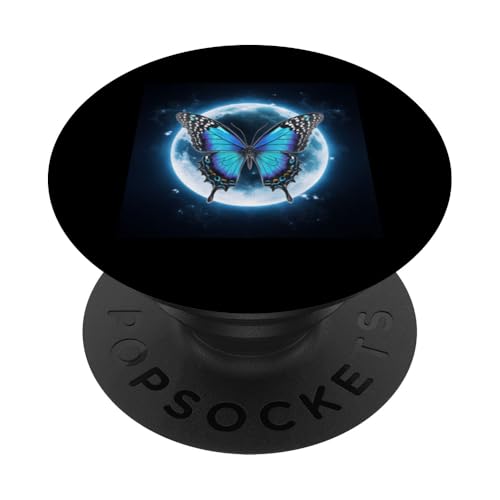 Schöner Schmetterling mit hellem Mond. PopSockets Klebender PopGrip Schöner Schmetterling mit hellem Mond. PopSockets Klebender PopGrip von !!!Yeah Schmetterling Designz