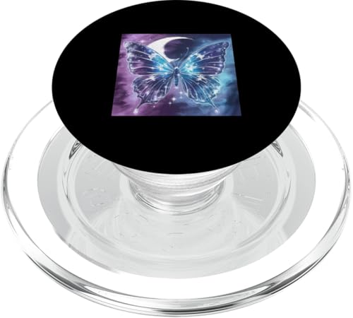 Schöner Schmetterling mit hellem Mond. PopSockets PopGrip für MagSafe Schöner Schmetterling mit hellem Mond. PopSockets PopGrip für MagSafe von !!!Yeah Schmetterling Designz