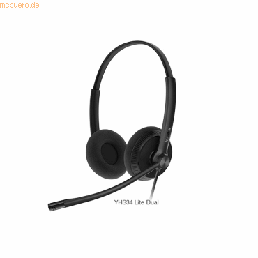 Yealink Network Yealink Headset YHS34 Lite Dual Yealink Network Yealink Headset YHS34 Lite Dual von Yealink Network
