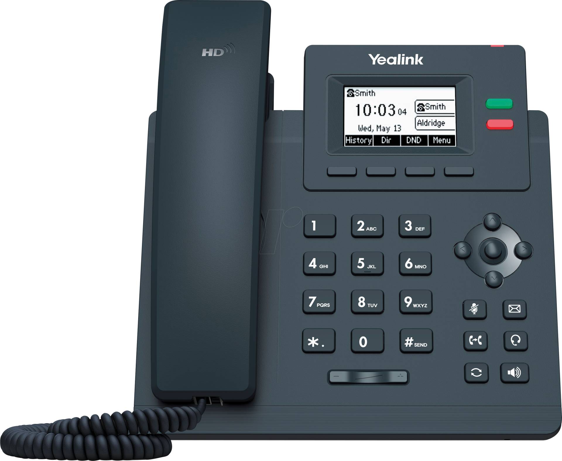 YEA SIP-T31G - VoIP Telefon, schnurgebunden, schwarz von Yealink