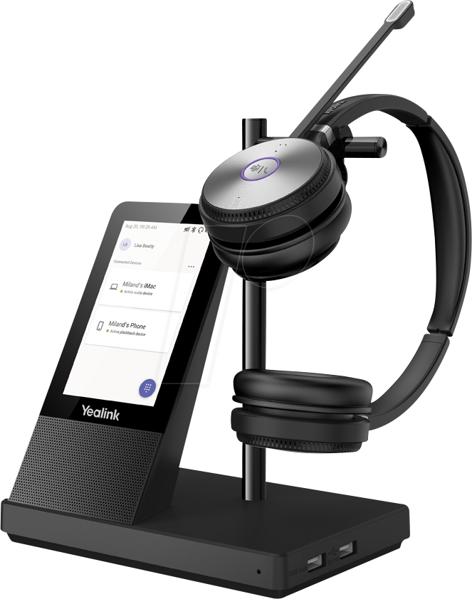 YEA WH66 DT - DECT-Headset, Teams zertifiziert, binaural von Yealink