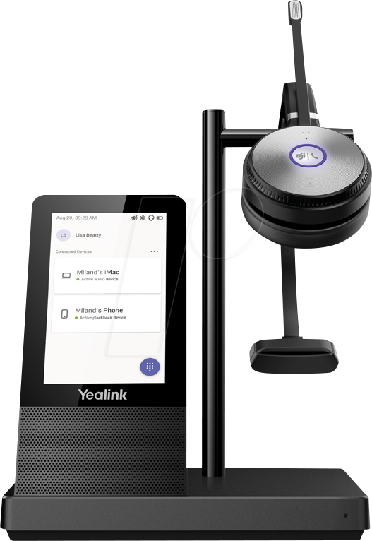 YEA WH66 MT - DECT-Headset, Teams-zertifiziert, monaural von Yealink