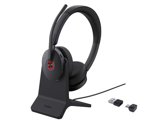 Yealink BH 74 Teams Headset inkl. Ladeständer – Bluetooth, Hybrid ANC, 32h Gesprächszeit, USB-C/A von Yealink