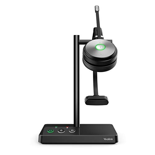 Yealink DECT Headset WH62 Dual UC, Schwarz von Yealink