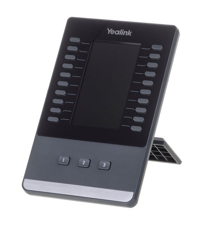 Yealink EXP43 IP-Add-On-Modul Schwarz, Grau 23 Tasten DECT-Telefon von Yealink
