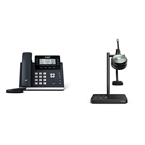 Yealink IP Telefon SIP-T43U PoE Business + WH62 Dual UC von Yealink