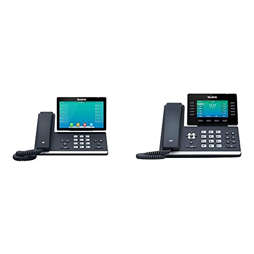 Yealink IP Telefon SIP-T57W VoIP-Telefon, schwarz & IP Telefon SIP-T54W VoIP-Telefon, schwarz von Yealink