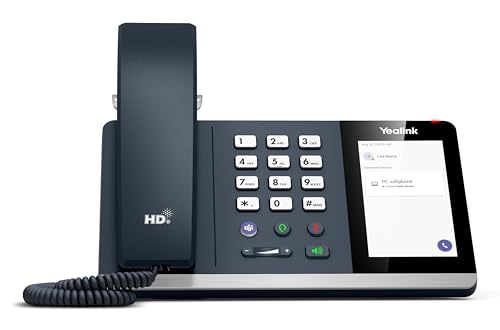 Yealink MP45 Teams USB Telefon – Optimiert für Microsoft Teams, HD Voice, 4-Zoll-Touchscreen, USB Yealink MP45 Teams USB Telefon – Optimiert für Microsoft Teams, HD Voice, 4-Zoll-Touchscreen, USB von Yealink