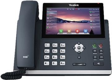Yealink SIP-T48U - IP-Telefon - Grau - Kabelgebundenes Mobilteil - 1000 Eintragungen - LED - 17,8 cm (7 ) (SIP-T48U) von Yealink