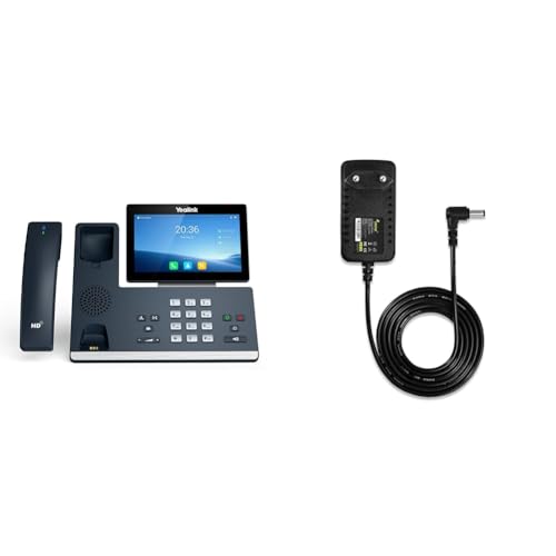 Yealink SIP-T58W PRO - VoIP-Telefon - mit Bluetooth-Schnittstelle & LEICKE Netzteil 10W 5V 2A | Yealink Netzteil | Universal Ladegerät von Yealink