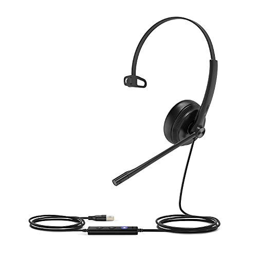 Yealink USB Headset UH34 Mono UC, Schwarz von Yealink