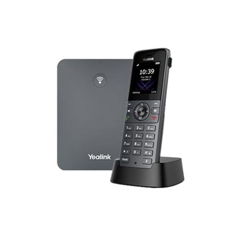 Yealink W73P DECT IP Telefon System (W70B Basis + W73H Handset) Schwarz von Yealink