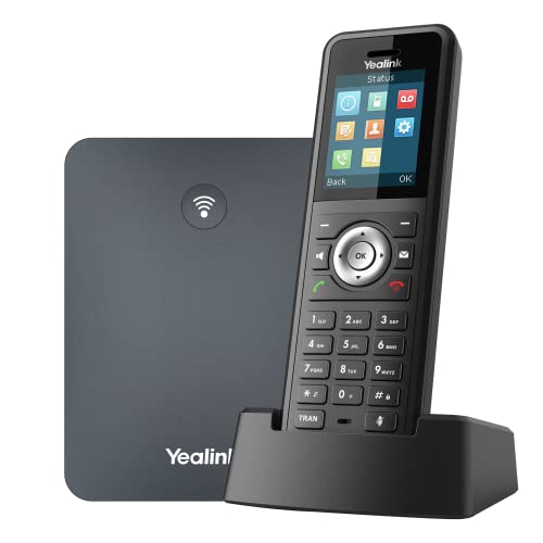 Yealink W79P DECT IP Telefon System (W70B Basis + W59R Handset) Schwarz von Yealink
