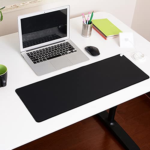 Erdungsmatte Set mit EU Erdungskabel, Geerdet Mauspad Grounding Pad,Antistatikmatte, Erdungsmatte für unter dem Schreibtisch, Tisch, Sofa, Yogamatte (25 * 68CM) von Yearninglife