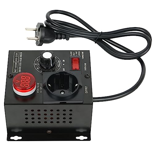 Voltage Regulator,Dimmerschalter, Drehzahlregler AC 220V 9A 4000W SCR Spannungsregler Motor Lüfter Drehzahlregler Dimmer Elektrowerkzeug Einstellbar Voltage Regulator,Dimmerschalter, Drehzahlregler AC 220V 9A 4000W SCR Spannungsregler Motor Lüfter Drehzahlregler Dimmer Elektrowerkzeug Einstellbar von Yearninglife