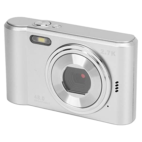 1080p Digitalkamera, 48MP HD -Videokamera mit 2,4 -Zoll -LCD -Bildschirm 8X Zoom Anti Shake Selfie -Funktion für Anfänger für Reiseparty von Yechiry