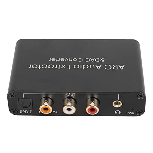 Arc Audio Extractor, Arc Sound Extractor mit HD-Ausgang, 192-Khz-Optischer Spdif-Audioadapter mit 3,5-Mm-Kopfhöreranschluss, Digital-Analog-Tonkonverter für Heimkino-TV Arc Audio Extractor, Arc Sound Extractor mit HD-Ausgang, 192-Khz-Optischer Spdif-Audioadapter mit 3,5-Mm-Kopfhöreranschluss, Digital-Analog-Tonkonverter für Heimkino-TV von Yechiry