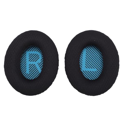 Memory Foam Ohrkissen Kompatibel mit QC35, QC35 II, QC25, QC15, QC2, AE2, AE2I, AE2W, Sound True, Sound Link Over-Ear-Kopfhörer, Atmungsaktives Netzstoff, Einfache Installation von Yechiry