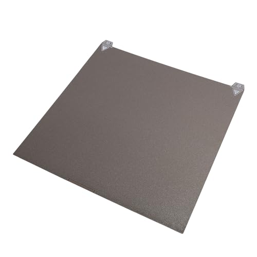 Pei Peo -Build -Platte für K2 Plus, Doppelseitiges Build -Blatt, 370 X 370 Mm 3D -Drucker Textur Pei -Blatt und Glattes Pei -Build -Platten -Kit, Pei Federstahlplatte Druckbett von Yechiry