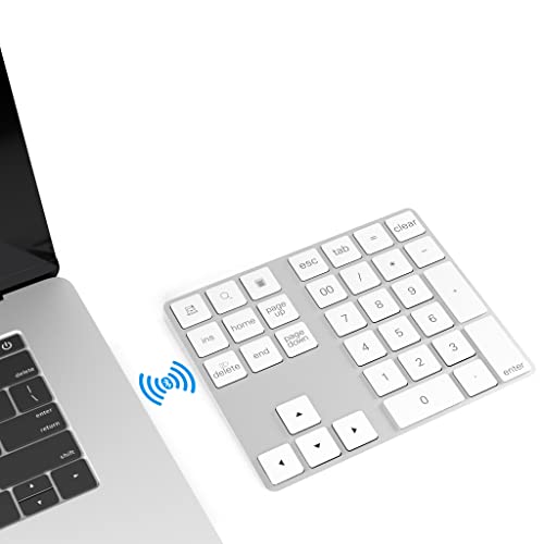 Yeemie Bluetooth Ziffernblock, Bluetooth Nummerntastatur 34-Tasten, Wireless NumPad kabellose Nummer Tastatur für Computer, PC, Laptop von Yeemie