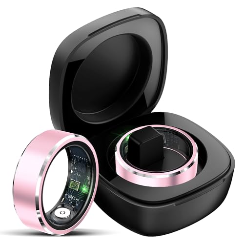 Smart Ring Fitness Ring Pulsmesser Schlafring Schrittzähler Ringe Sport Fitness Tracker Kamera Fernbedienung Rosa Ring für Damen Frauen Smart Ringe für Android iOS Telefon Smart Ring Fitness Ring Pulsmesser Schlafring Schrittzähler Ringe Sport Fitness Tracker Kamera Fernbedienung Rosa Ring für Damen Frauen Smart Ringe für Android iOS Telefon von Yeforu