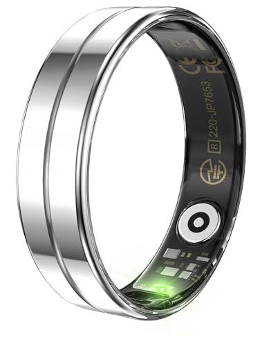 Smart Ring Ultra Thin Fitness Ring Pulsmesser Schlafring Gesundheitstracker Schrittzähler Ring Übungsaufzeichnung Kamerasteuerung Schrittzähler Smart Rings für Android & iOS Handy Smart Ring Ultra Thin Fitness Ring Pulsmesser Schlafring Gesundheitstracker Schrittzähler Ring Übungsaufzeichnung Kamerasteuerung Schrittzähler Smart Rings für Android & iOS Handy von Yeforu