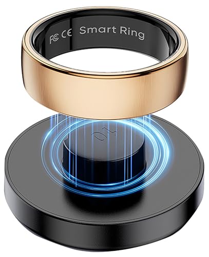 Yeforu Smart Ring Gesundheitstracker Herzfrequenzüberwachung Blutsauerstoff Schlaf-Tracking Übung Schrittzähler Wireless Charging Case enthalten Wasserdichte Smart Rings für Damen Herren Yeforu Smart Ring Gesundheitstracker Herzfrequenzüberwachung Blutsauerstoff Schlaf-Tracking Übung Schrittzähler Wireless Charging Case enthalten Wasserdichte Smart Rings für Damen Herren von Yeforu