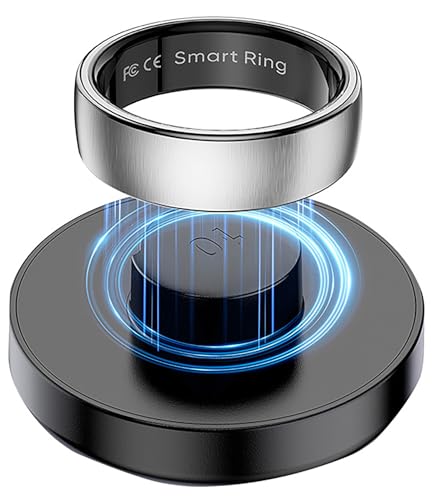 Yeforu Smart Ring Gesundheitstracker Herzfrequenzüberwachung Blutsauerstoff Schlaf-Tracking Übung Schrittzähler Wireless Charging Case enthalten Wasserdichte Smart Rings für Damen Herren Yeforu Smart Ring Gesundheitstracker Herzfrequenzüberwachung Blutsauerstoff Schlaf-Tracking Übung Schrittzähler Wireless Charging Case enthalten Wasserdichte Smart Rings für Damen Herren von Yeforu