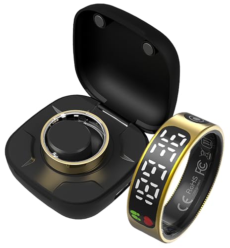 Yeforu Smart Ring Health Tracker Bildschirm Display Fitness Ring Schlaf Herzfrequenz Tracking Übung mit Kalorien Schrittzähler Smart Rings für Android iOS Handys Yeforu Smart Ring Health Tracker Bildschirm Display Fitness Ring Schlaf Herzfrequenz Tracking Übung mit Kalorien Schrittzähler Smart Rings für Android iOS Handys von Yeforu