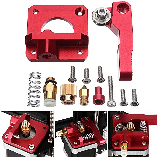 Upgrade MK8 Extruder Drive Feed 3D Drucker verbesserter Ersatz/Extruder Kit für CR-10, CR-10S, CR-10 S4, RepRap Prusa i3, 1.75mm von Yefun