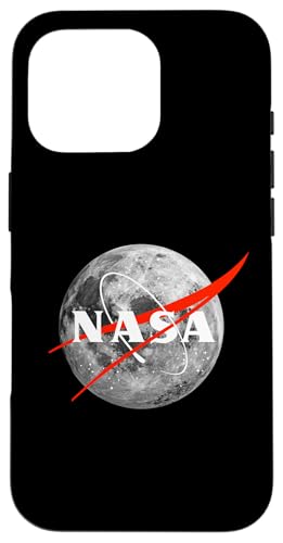 Hülle für iPhone 16 Pro Aufnäher mit NASA-Insignia-Logo, Motiv „Space Moon“, NASA-Fleischbällchen von Yehi