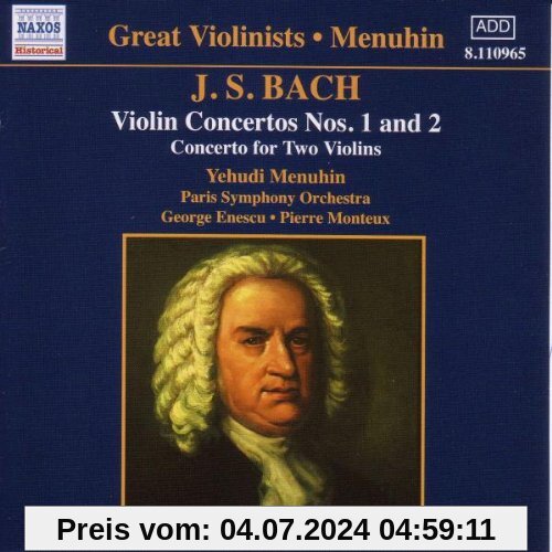 Violinkonzerte Nr. 1+2 von Yehudi Menuhin