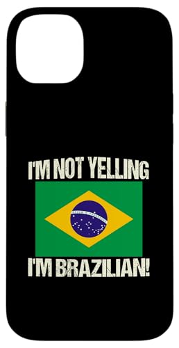 I'm Not Yelling I'm Brazilian International Flag Brasilien Hülle für iPhone 14 Plus I'm Not Yelling I'm Brazilian International Flag Brasilien Hülle für iPhone 14 Plus von Yelling National Flags Graphics
