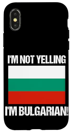 I'm Not Yelling I'm Bulgarian Culture Landesflagge Bulgarien Hülle für iPhone X/XS I'm Not Yelling I'm Bulgarian Culture Landesflagge Bulgarien Hülle für iPhone X/XS von Yelling National Flags Graphics