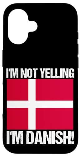 I'm Not Yelling I'm Danish Länderflagge Zitat Dänemark Hülle für iPhone 16 I'm Not Yelling I'm Danish Länderflagge Zitat Dänemark Hülle für iPhone 16 von Yelling National Flags Graphics