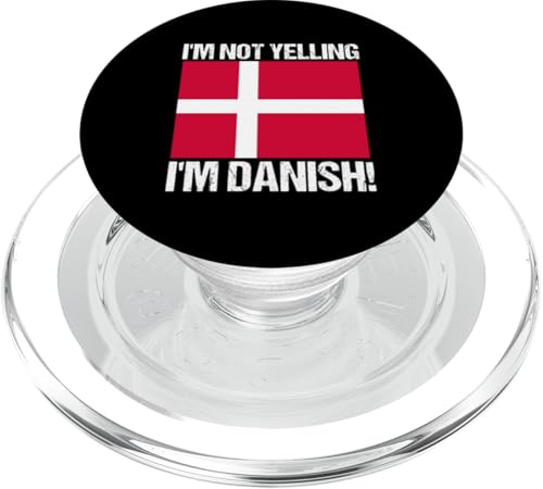 I'm Not Yelling I'm Danish Länderflagge Zitat Dänemark PopSockets PopGrip für MagSafe I'm Not Yelling I'm Danish Länderflagge Zitat Dänemark PopSockets PopGrip für MagSafe von Yelling National Flags Graphics