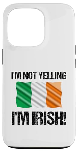 I'm Not Yelling I'm Irish Länderflagge Irland B Hülle für iPhone 13 Pro I'm Not Yelling I'm Irish Länderflagge Irland B Hülle für iPhone 13 Pro von Yelling National Flags Graphics