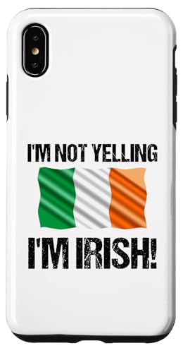 I'm Not Yelling I'm Irish Länderflagge Irland B Hülle für iPhone XS Max I'm Not Yelling I'm Irish Länderflagge Irland B Hülle für iPhone XS Max von Yelling National Flags Graphics