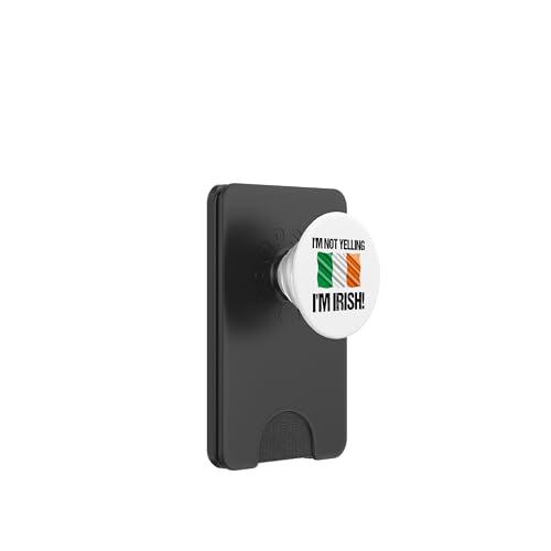 I'm Not Yelling I'm Irish Länderflagge Irland B PopSockets PopWallet für MagSafe I'm Not Yelling I'm Irish Länderflagge Irland B PopSockets PopWallet für MagSafe von Yelling National Flags Graphics