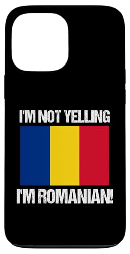 I'm Not Yelling I'm Rumänische Rumänien Länderflagge Hülle für iPhone 13 Pro Max I'm Not Yelling I'm Rumänische Rumänien Länderflagge Hülle für iPhone 13 Pro Max von Yelling National Flags Graphics