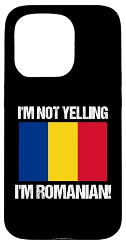 I'm Not Yelling I'm Rumänische Rumänien Länderflagge Hülle für iPhone 15 Pro I'm Not Yelling I'm Rumänische Rumänien Länderflagge Hülle für iPhone 15 Pro von Yelling National Flags Graphics