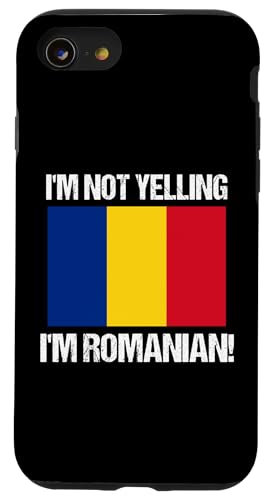I'm Not Yelling I'm Rumänische Rumänien Länderflagge Hülle für iPhone SE (2020) / 7 / 8 von Yelling National Flags Graphics