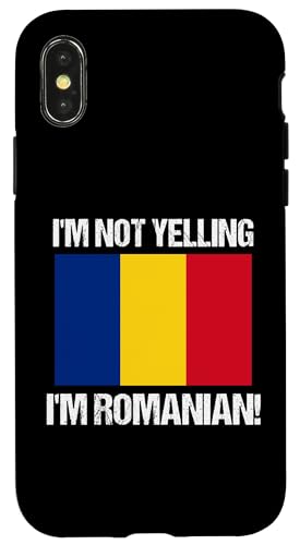 I'm Not Yelling I'm Rumänische Rumänien Länderflagge Hülle für iPhone X/XS I'm Not Yelling I'm Rumänische Rumänien Länderflagge Hülle für iPhone X/XS von Yelling National Flags Graphics