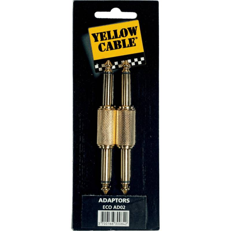 Yellow Cable AD02 TS Jack to Jack Coupler (Pack of 2) von Yellow Cable