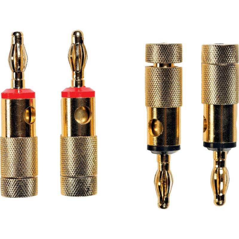 Yellow Cable BANANE Banana Plugs (Set of 4) von Yellow Cable