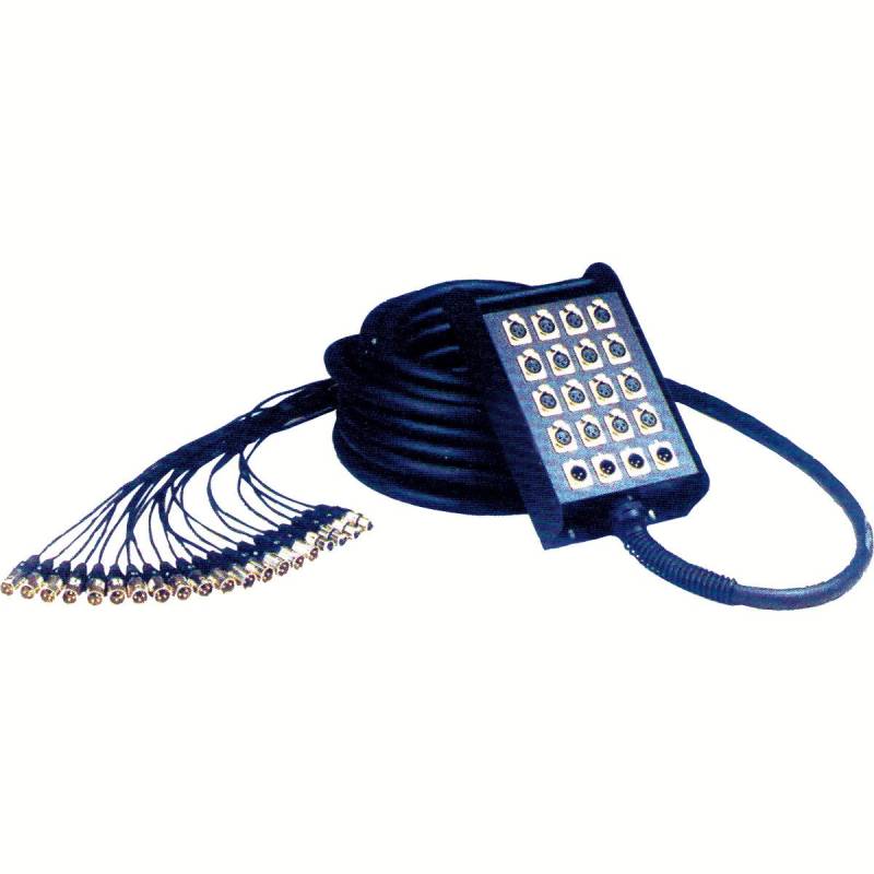 Yellow Cable H104-5 16 Male XLR/4 Female XLR Stage Snake, 5m von Yellow Cable
